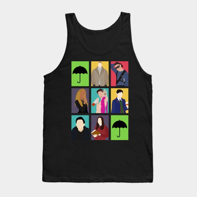 The Umbrella Academy Colors Tank Top by byebyesally